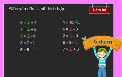 ôn tập học kỳ 1 lớp 1 môn toán