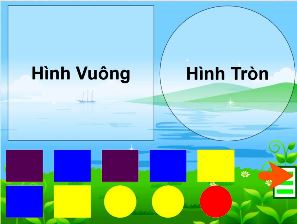 Bé học hình dạng
