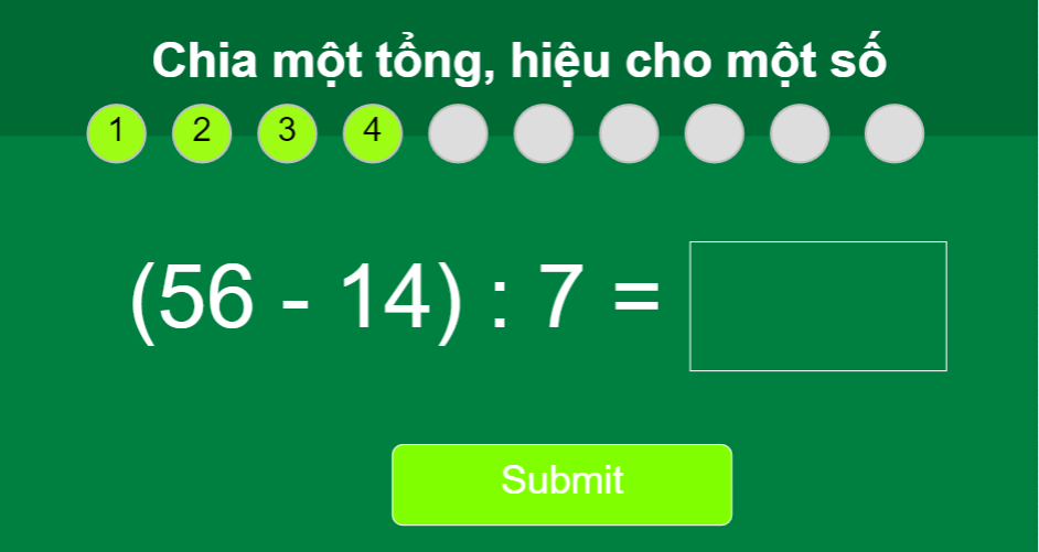 Chia một tổng cho một số