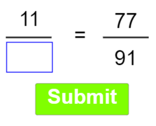 Phân số bằng nhau