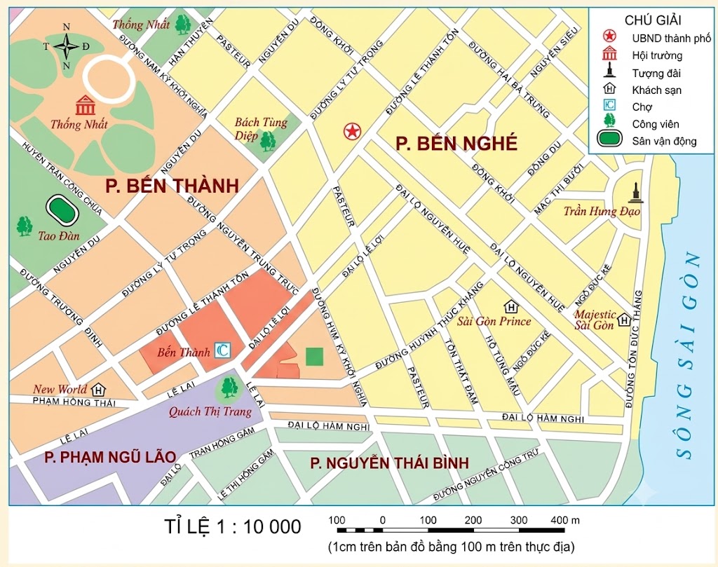 Bản đồ một số khu vực TP HCM