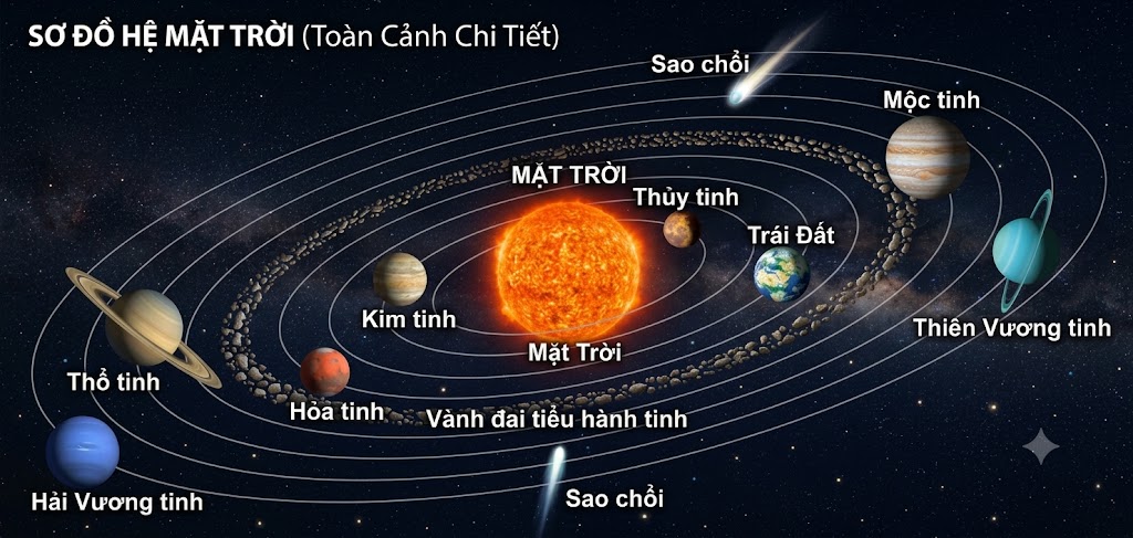 Các hành tinh trong hệ Mặt Trời