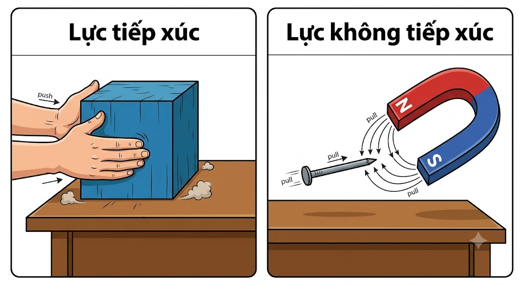 Bức tranh giáo dục chia làm 2 ô ngang. Ô 1 có tiêu đề 