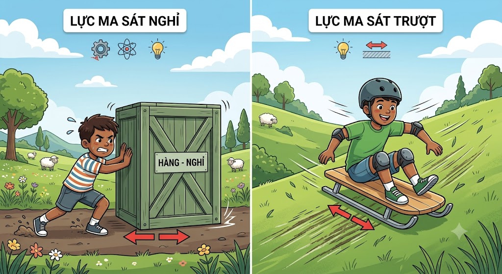 Nửa bên trái có tên 