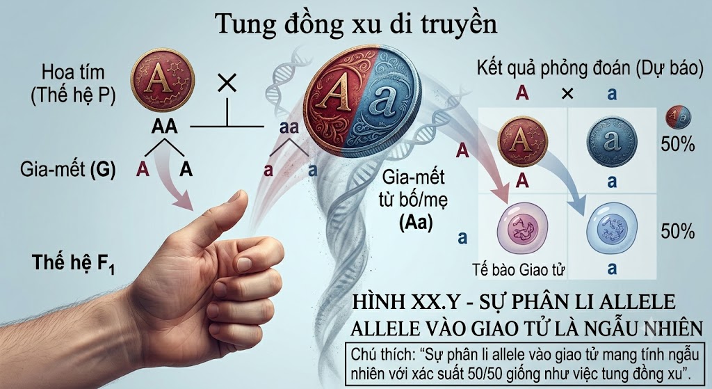 Tung đồng xu di truyền