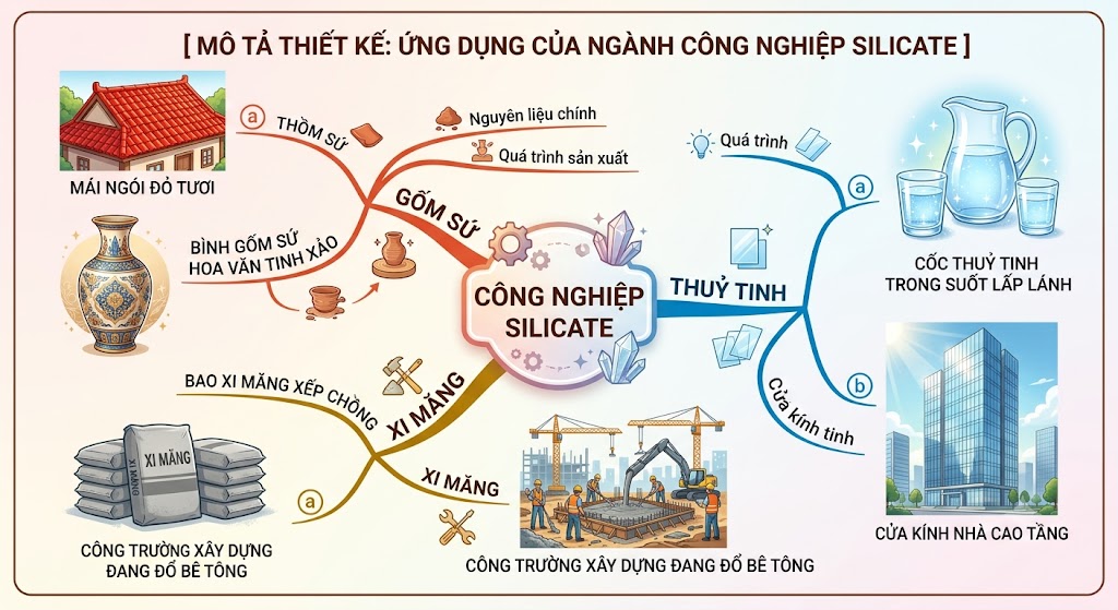 Ứng dụng của ngành công nghiệp Silicate